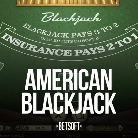 American Blackjack game by Betsoft Gaming – logo hosted on Istana Casino