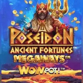 Ancient Fortunes: Poseidon WowPot! MEGAWAYS casino game by Triple Edge Studios – featured logo at Istana Casino