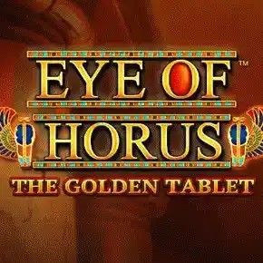 Megaways logo of Eye of Horus The Golden Tablet Megaways from Blueprint Gaming at Istana Casino