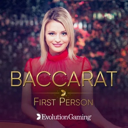 Table Games logo of First Person Baccarat from Evolution at Istana Casino