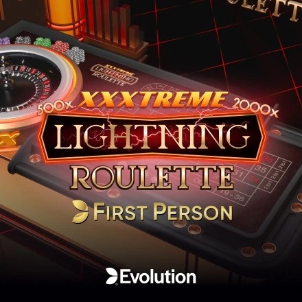 First Person XXXtreme Lightning Roulette by Evolution, showcased at istana-casino-id.com – game logo