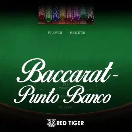 Punto Banco online game logo by Red Tiger Gaming on istana-casino-id.com